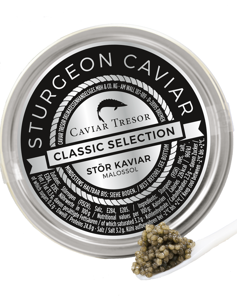 Sterlet Sevruga caviar