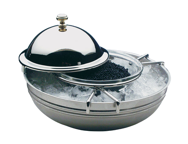Stainless steel caviar cooler